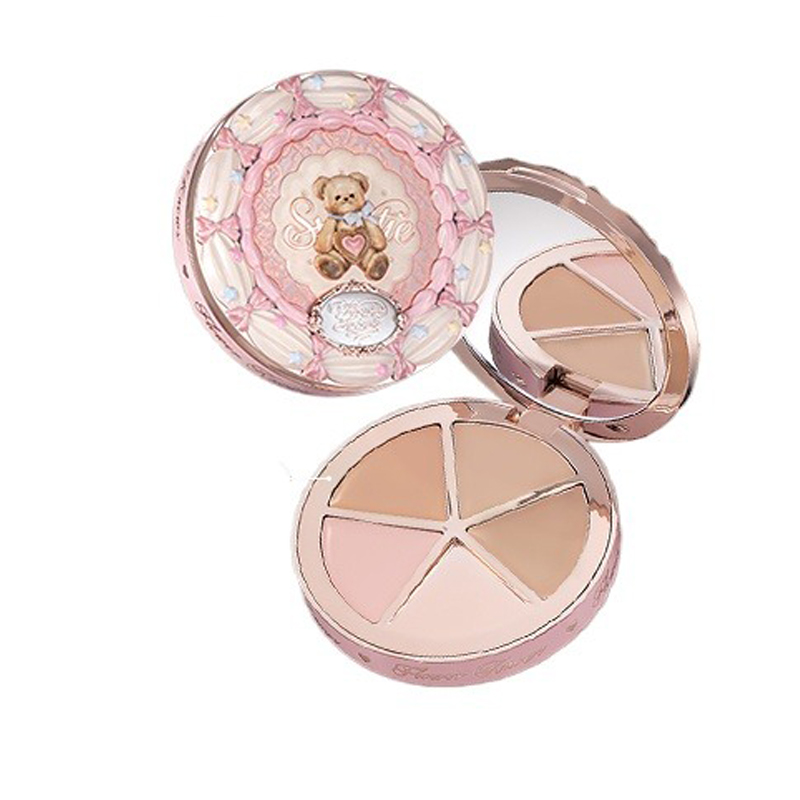 Concealer Full Coverage - FLOWER KNOWS THE SWEETIE BEAR 4-Color
