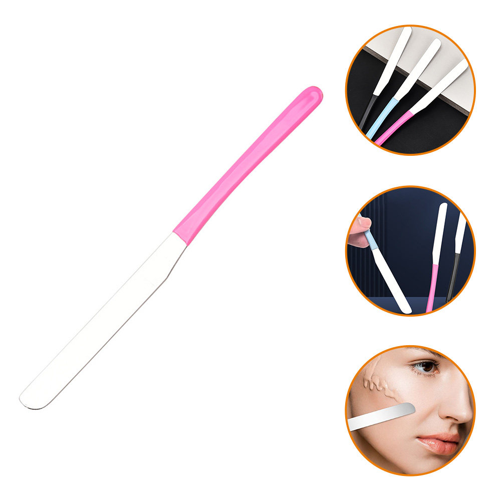 Beauty Makeup Tools - Stainless Steel Makeup Spatula Metal Long