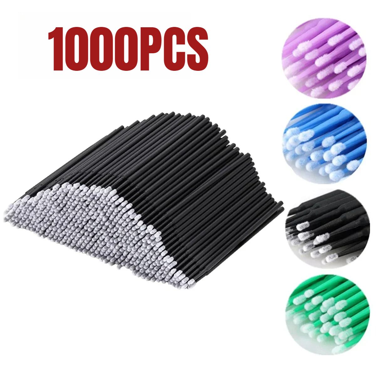 1000/500PCS Eyelash Cleaning B - Beauty Makeup Tools ulasan dan harga