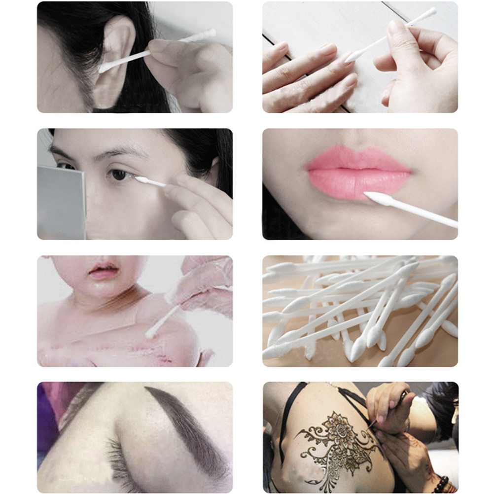 600Pcs Double Head Cotton Swab - Beauty Makeup Tools ulasan dan harga