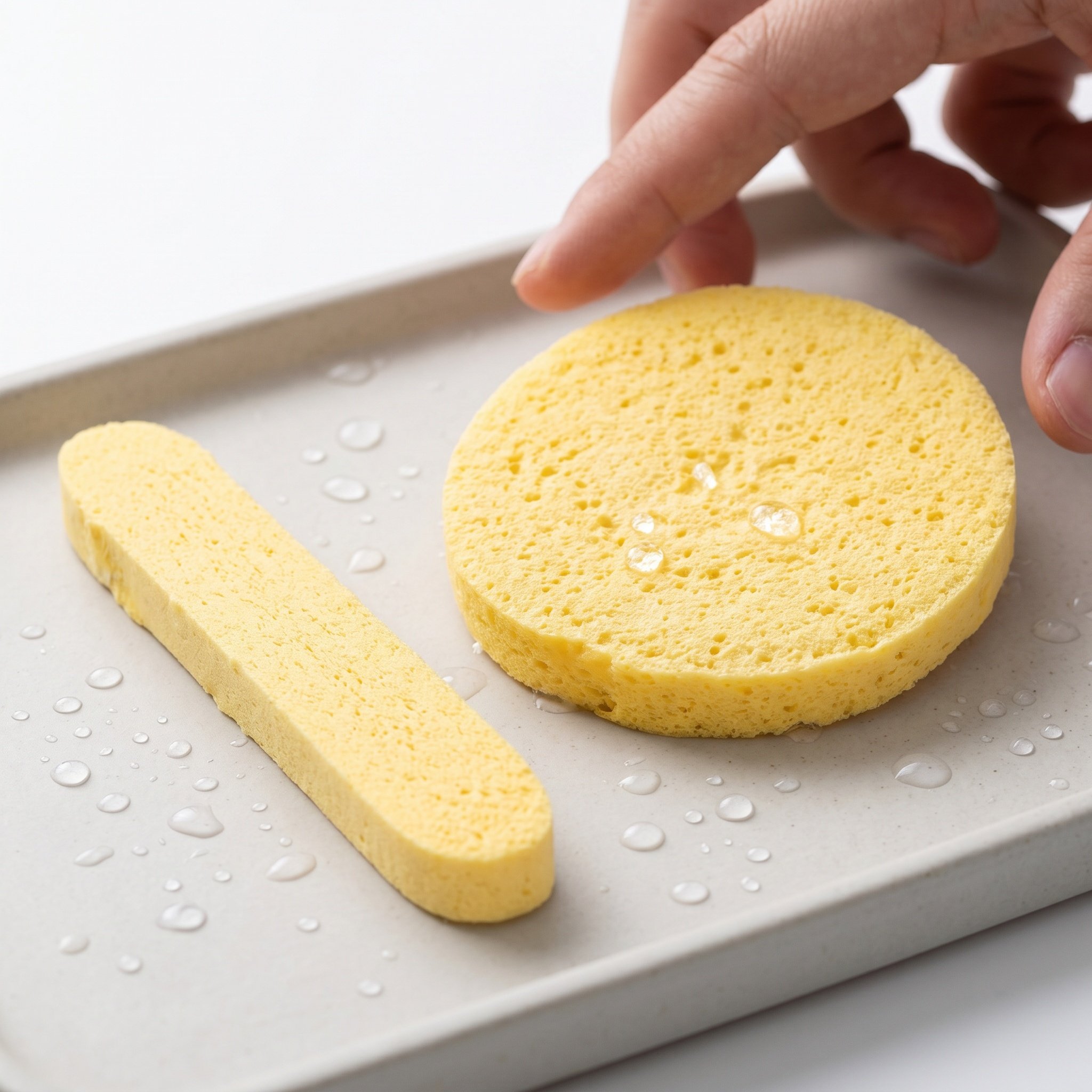 Round Compressed Makeup Facial - Beauty Makeup Tools ulasan dan harga