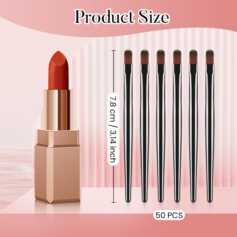 50/100pcs Disposable Lip Brush - Beauty Makeup Tools ulasan dan harga
