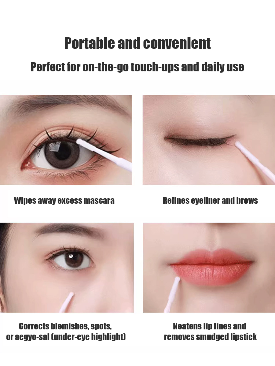 Disposable Long Cotton Swabs E - Beauty Makeup Tools ulasan dan harga