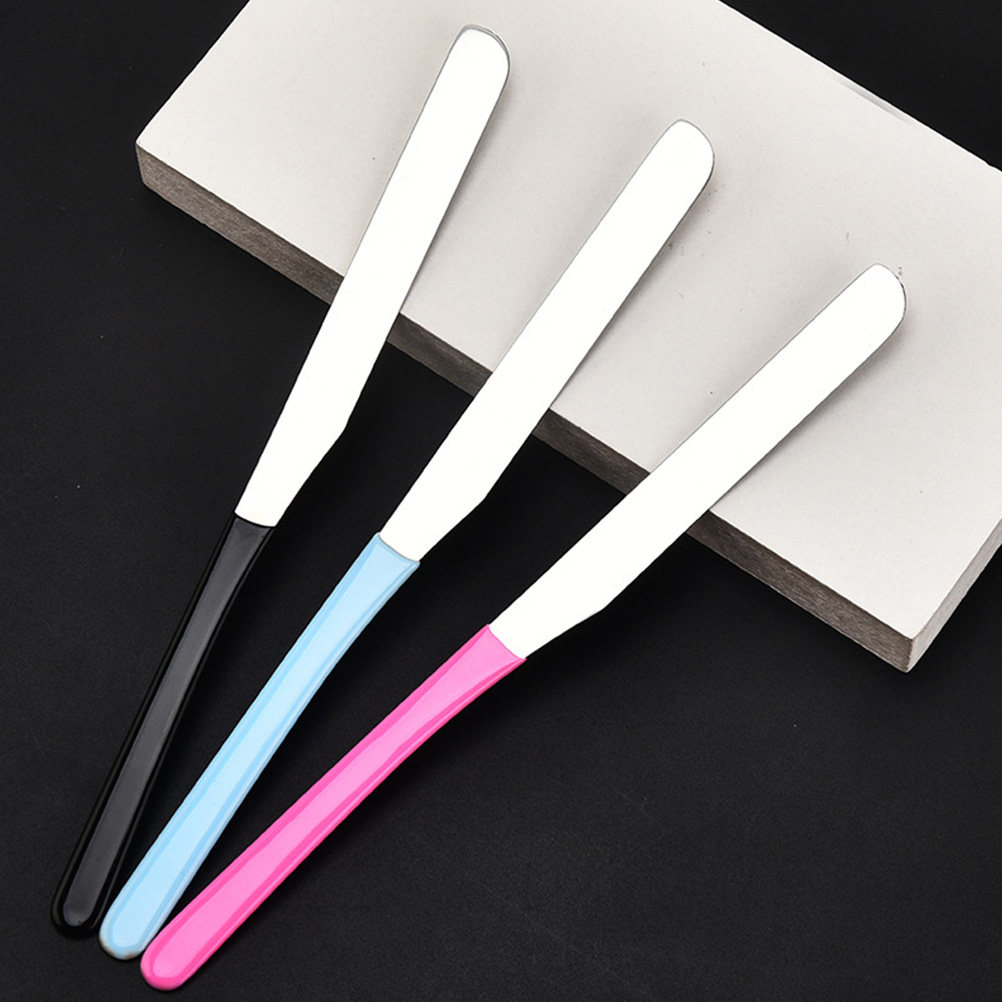 Stainless Steel Makeup Spatula - Beauty Makeup Tools ulasan dan harga