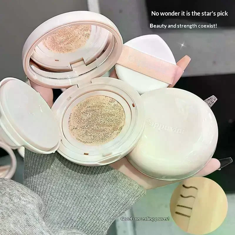 Cappuvini Air Cushion BB Cream - Concealer Full Coverage ulasan dan harga